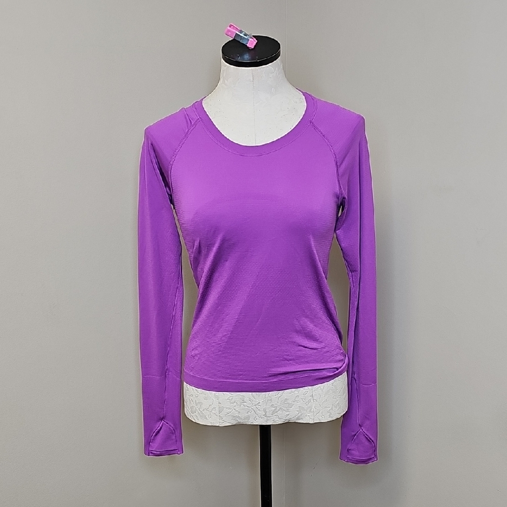 lululemon athletica Vibrant Purple Long Sleeve Tee